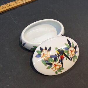Vintage Porcelain Trinket Box
